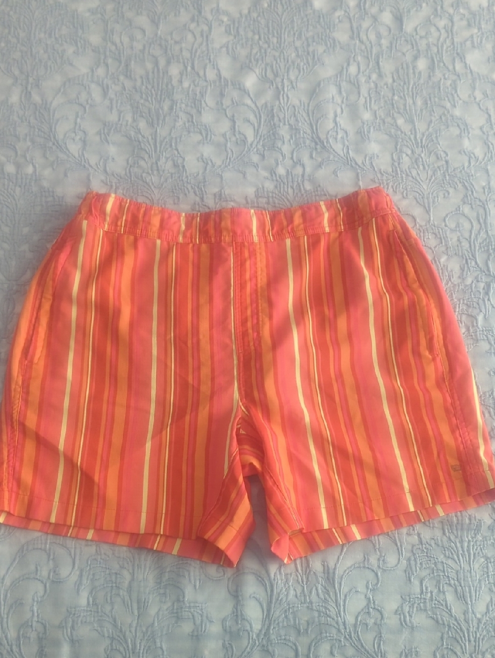 Bathing Suit by Mack Weldon Men's Size Medium Orange & Yellow